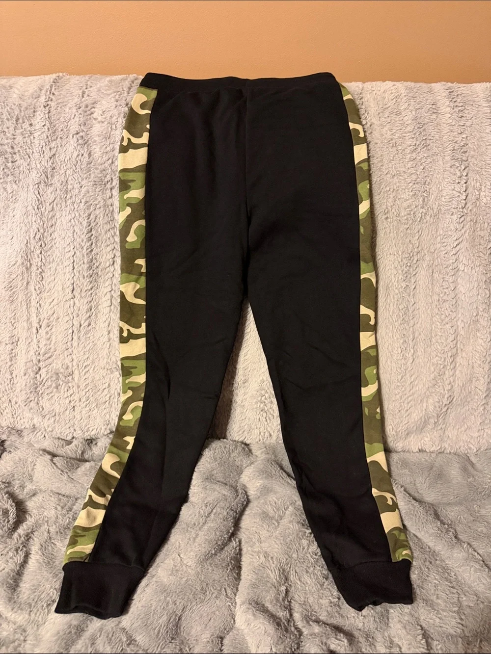 Kids Camo & Black Hoodie and Jogger Set